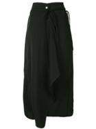 Lemaire Wrap Midi Skirt - Black