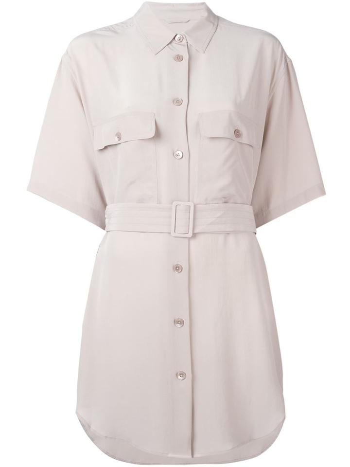 Equipment Matteo Shirt Dress, Women's, Size: M, Pink/purple, Silk