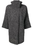 Liu Jo Cropped Sleeve Cardi-coat - Grey