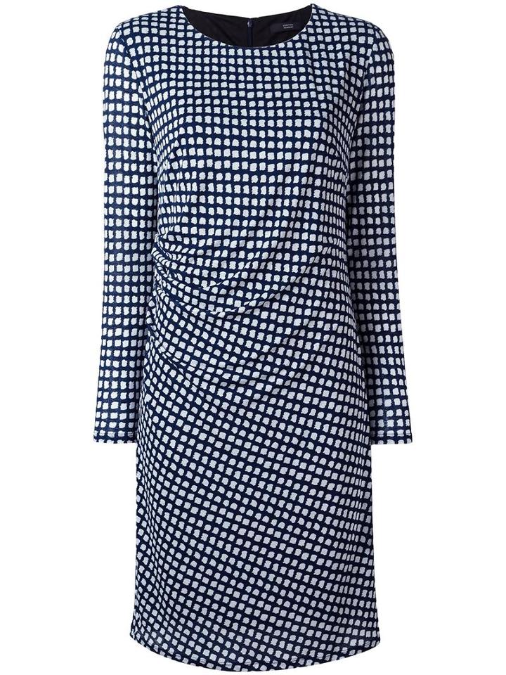 Steffen Schraut Fashionista Draped Dress, Women's, Size: 42, Blue, Polyester