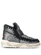 Mou Eskimo Ankle Boots - Silver