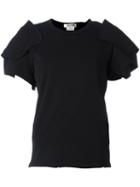 Comme Des Garçons Structured Sleeve T-shirt, Women's, Size: Xs, Black, Polyester