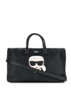 Karl Lagerfeld Karl Print Luggage Bag - Black