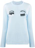 Chiara Ferragni Flirting Long-sleeved T-shirt - Blue