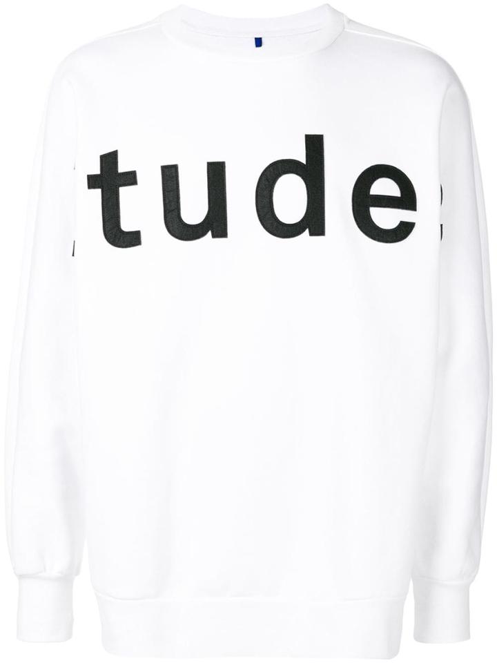 Études Logo Patch Sweatshirt - White