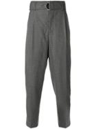 3.1 Phillip Lim Cropped Pegged Trousers - Grey