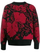 Salvatore Ferragamo Jacquard Motif Sweater - Black
