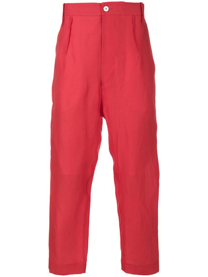 Lost & Found Ria Dunn Cropped Pants - Red