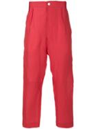 Lost & Found Ria Dunn Cropped Pants - Red
