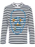 Comme Des Garçons Shirt Striped Sweatshirt - Blue
