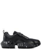 Jimmy Choo Diamond/m Leather Low-top Trainers - Black