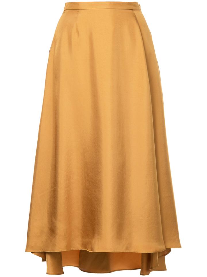 Cityshop High-waisted Skirt - Yellow & Orange
