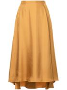 Cityshop High-waisted Skirt - Yellow & Orange
