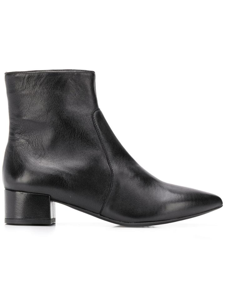 Fabio Rusconi Pointed Ankle Boots - Black