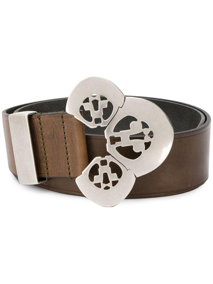 Isabel Marant Decorative Buckle Belt - Brown