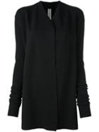 Rick Owens V-neck Cardigan, Women's, Size: Xl, Black, Virgin Wool