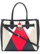 Tommy Hilfiger Printed Shopper Tote - Blue