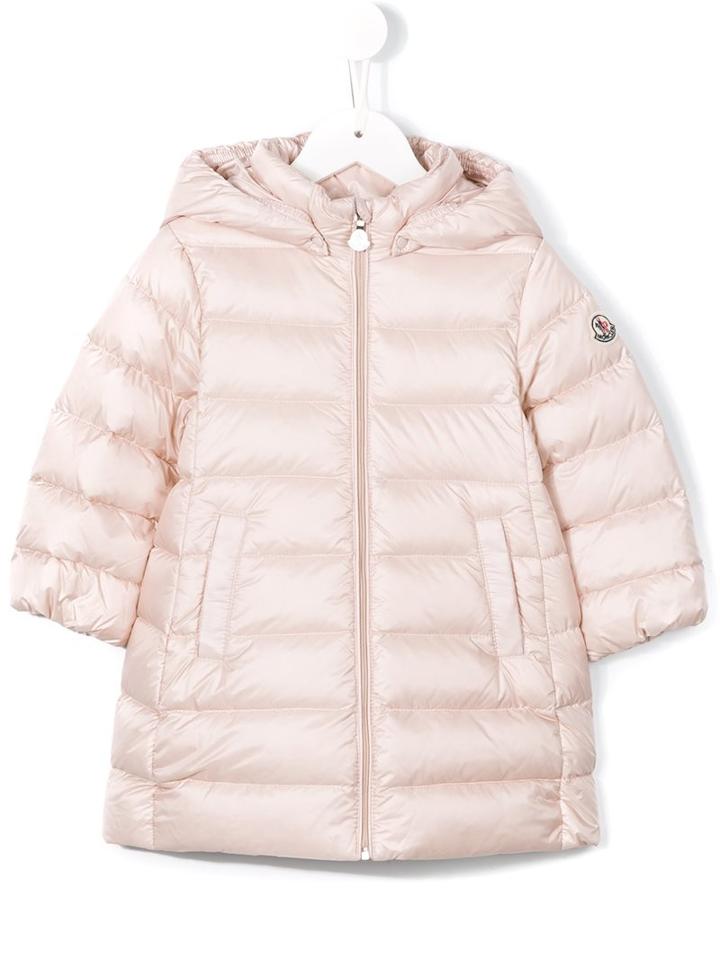 Moncler Kids 'majeure' Padded Coat, Toddler Girl's, Size: 12-18 Mth, Pink/purple