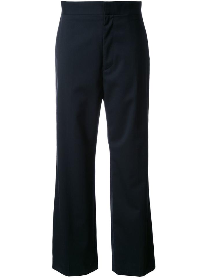 En Route Side Stripe Wide Trousers, Women's, Size: 1, Black, Cotton/polyester/wool
