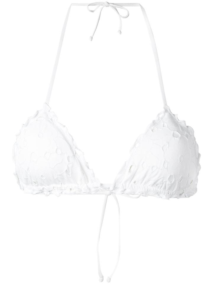 Sagittarius Bikini Top - Women - Polyamide/spandex/elastane - S, White, Polyamide/spandex/elastane, Mc2 Saint Barth