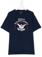Ralph Lauren Kids Logo Print T-shirt - Blue
