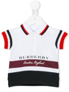 Burberry Kids - Classic Polo Shirt - Kids - Cotton - 12 Mth, White