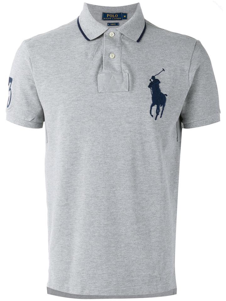 Polo Ralph Lauren - Logo Patch Polo Shirt - Men - Cotton - Xl, Grey, Cotton