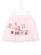 Simonetta Mini Bears Patch Tutu, Girl's, Size: 6 Yrs, Pink/purple