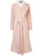 Roland Mouret Corduroy Coat - Pink