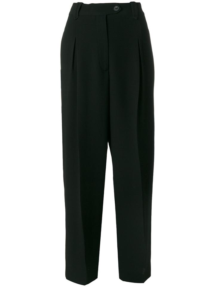 Mcq Alexander Mcqueen High-waisted Trousers - Black