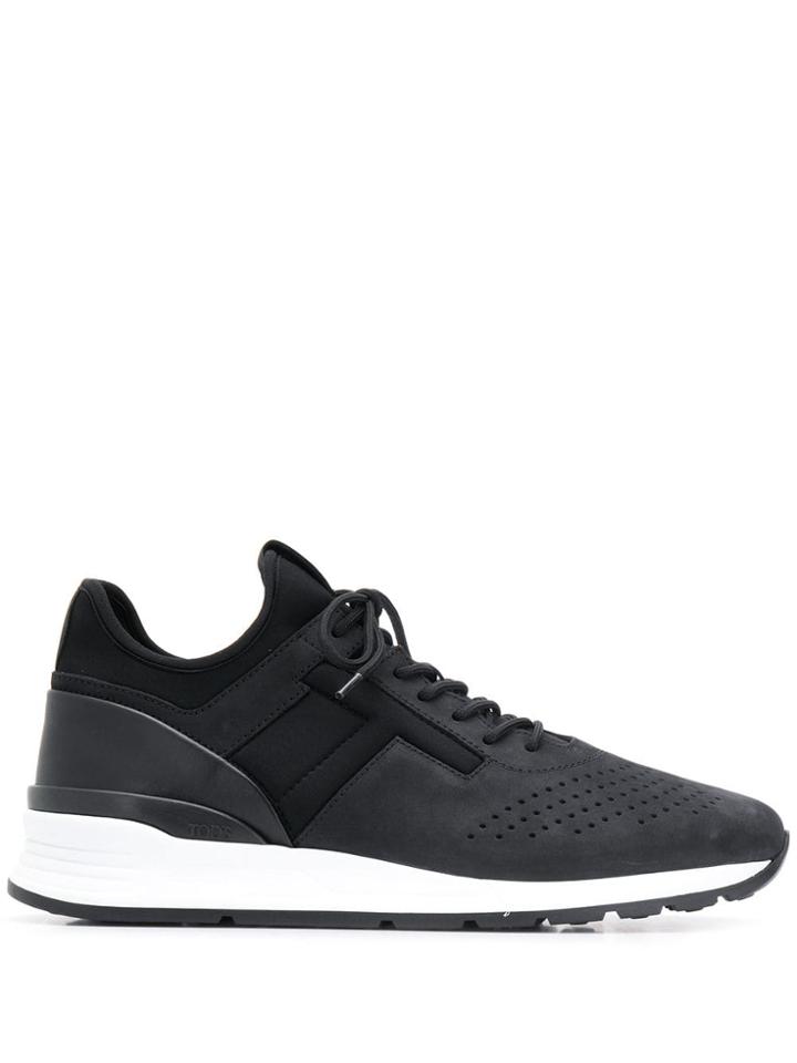 Tod's Flat Lace-up Sneakers - Black