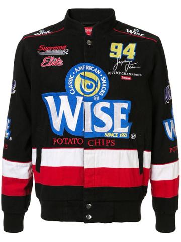 Supreme Wise Racing Jacket - Black
