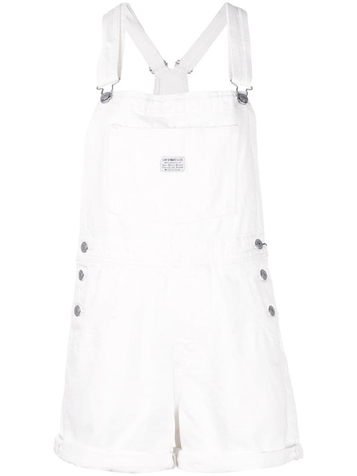 Levi's Vintage Dungaree Shorts - White