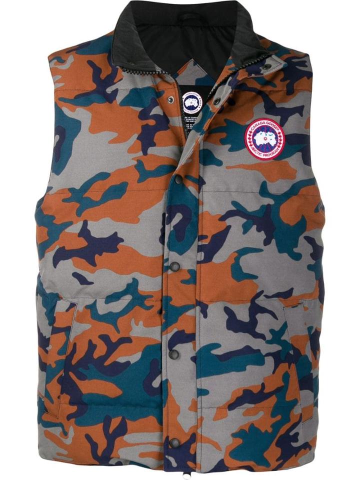 Canada Goose Camouflage Print Gilet - Grey