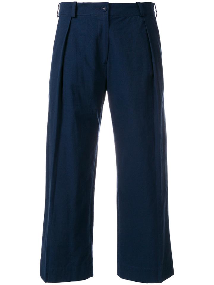 Peter Jensen Pleat Front Trousers - Blue