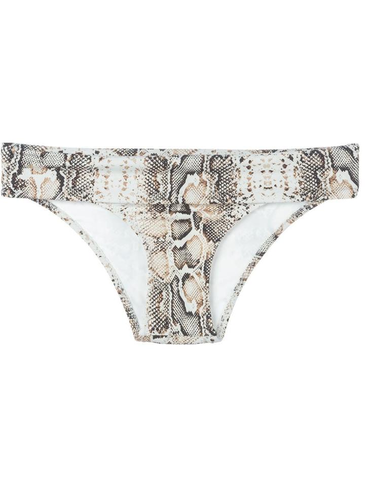 Heidi Klein 'tobago' Fold Over Bikini Bottoms - Nude & Neutrals