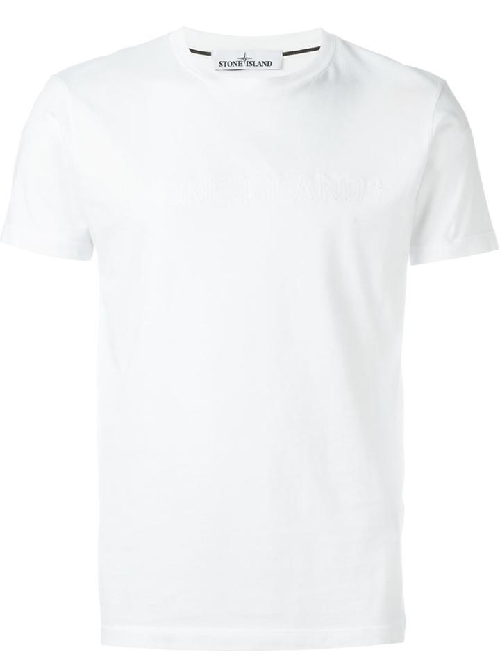 Stone Island Classic T-shirt, Men's, Size: Xxl, White, Cotton