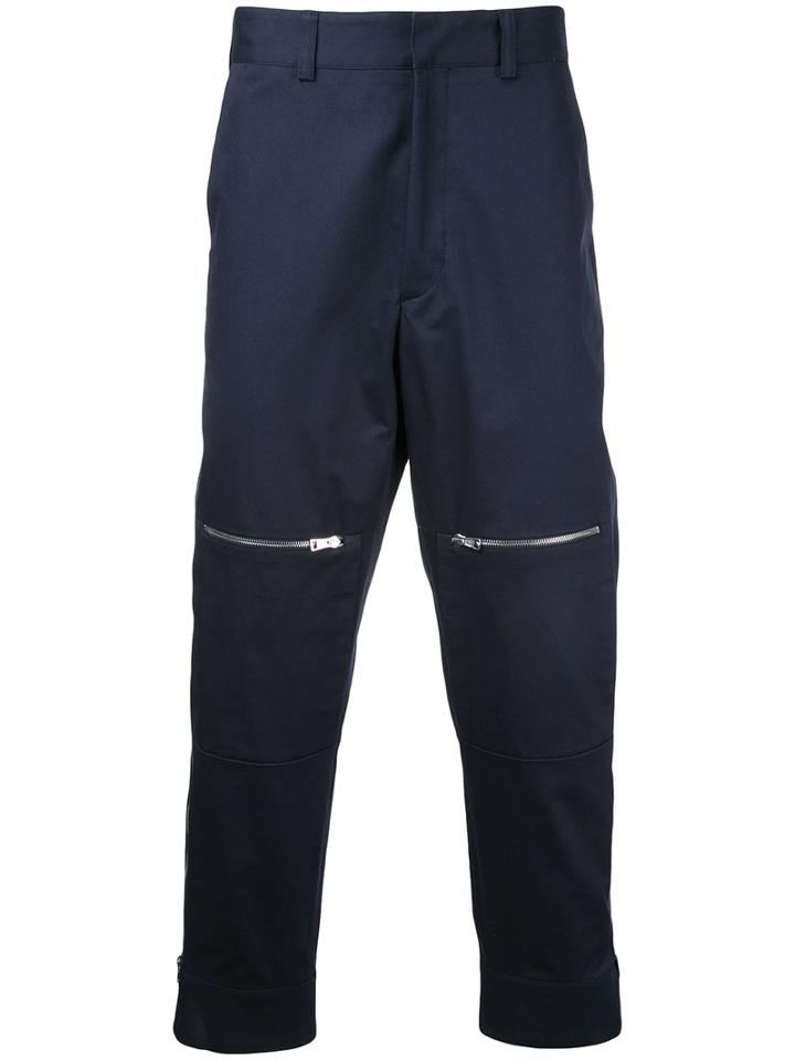 Stella Mccartney - Tailored Trousers - Men - Cotton - 46, Blue, Cotton