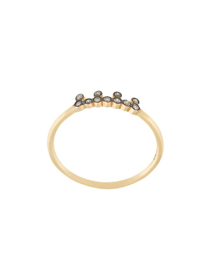 Yannis Sergakis 18kt Black Diamond Ring - Gold