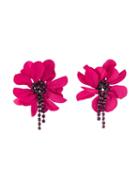 Lanvin Oversized Flower Clip-on Earrings