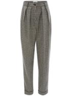Jw Anderson Houndstooth Carrot Trousers - Blue
