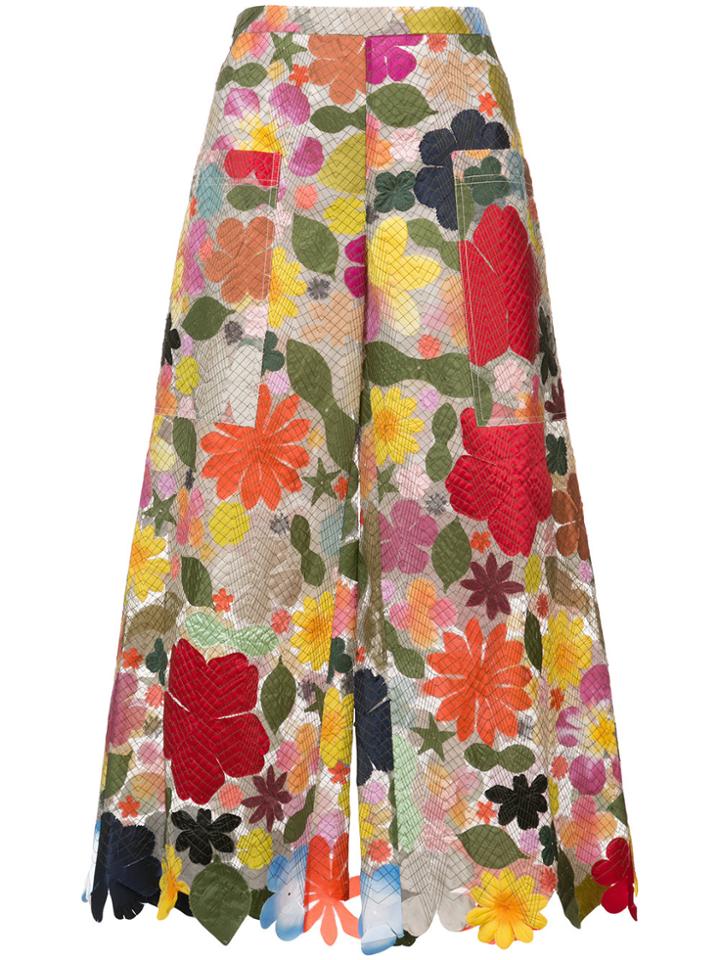 Rosie Assoulin Hodges Podges Floral Culottes - Multicolour