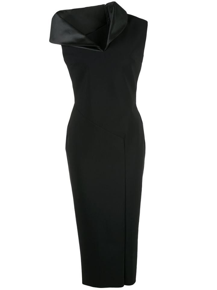 Greta Constantine Eremiel Midi Dress - Black