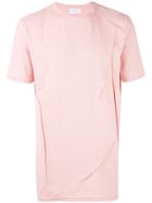 Creases T-shirt - Men - Cotton - M, Pink/purple, Cotton, Holzweiler