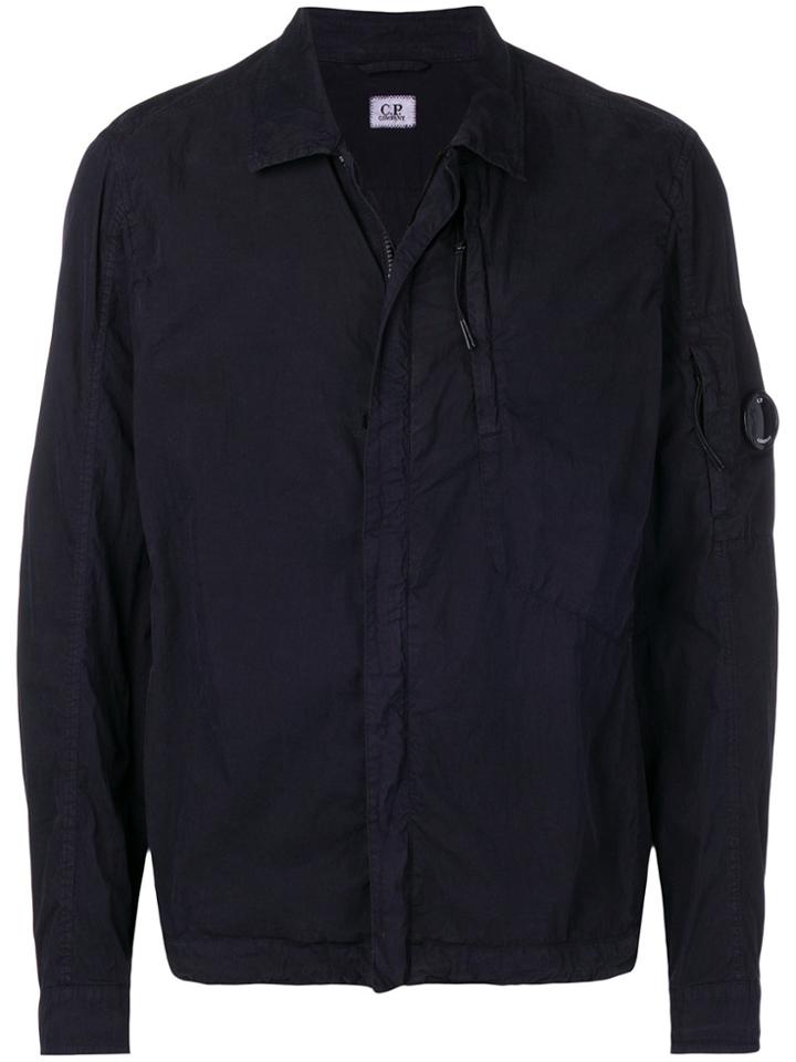 Cp Company Sleeve Pocket Lightweight Jacket - Blue