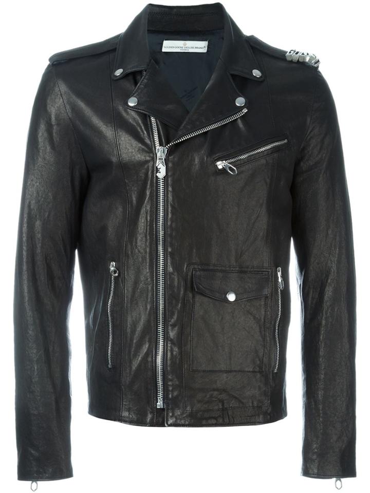 Golden Goose Deluxe Brand Biker Jacket - Black