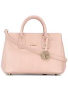 Furla - 'linda' Shoulder Bag - Women - Calf Leather - One Size, Women's, Pink/purple, Calf Leather