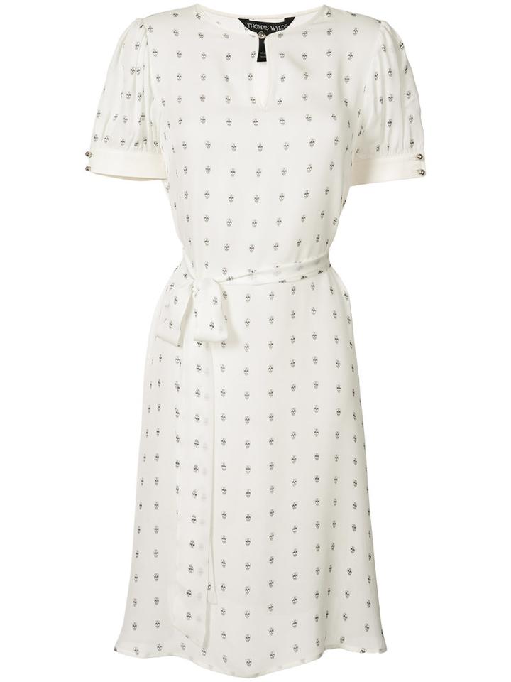 Thomas Wylde - Alyssum Dress - Women - Silk - S, White, Silk