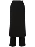 Lucio Vanotti Apron Trousers, Women's, Size: 1, Black, Virgin Wool/polyester/spandex/elastane