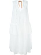 No21 'sangallo' Dress, Women's, Size: 40, White, Silk/acetate/polyester